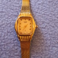 Citizen quards позлатен часовник , снимка 1 - Дамски - 38249218