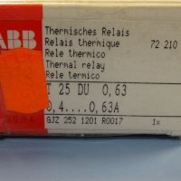 термично реле ABB T25 DU 0.63A thermal relay, снимка 10 - Резервни части за машини - 37506024