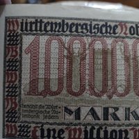 Рядка банкнота - един милион марки 1923 година Германия - за колекция - 18890, снимка 10 - Нумизматика и бонистика - 31186511