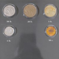 Комплектен сет - Белгия във франкове и Евро серия от 1 цент до 2 евро 2002 , снимка 3 - Нумизматика и бонистика - 44479383