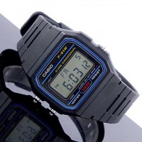 ПРОМОЦИЯ НА ОРИГИНАЛНИ ЧАСОВНИЦИ CASIO F91w. ЧАСОВНИК КАСИО F-91W-1YE, снимка 4 - Мъжки - 30593344