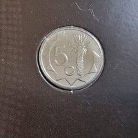 Намибия. Африка. 5,10, 50 цента. 1  и 5 долара. 5 бройки.. , снимка 3 - Нумизматика и бонистика - 44214560