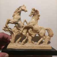 Уникална-Изключителна красива топ находка,фигурка статуетка на изящни коне., снимка 14 - Статуетки - 44344199