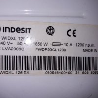 Пералня Indesit WIDXL126EX на части, снимка 10 - Сушилни - 34146747