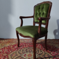 Бароково кресло Луи XV, снимка 7 - Дивани и мека мебел - 44686056