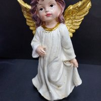Висок Златен ангел от висококачествен полирезин , снимка 2 - Статуетки - 42689933