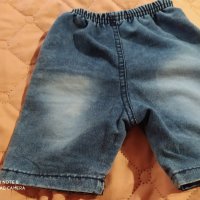 Нови дънкови панталонки за бебе, снимка 2 - Панталони и долнища за бебе - 29380455