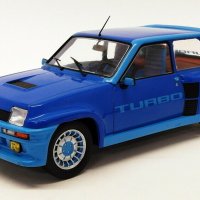 Renault 5 Turbo 1981 - мащаб 1:18 на IXO модела е нов в PVC дисплей-кейс, снимка 1 - Колекции - 29450973