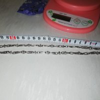 Сребърен синджир , снимка 4 - Колиета, медальони, синджири - 35340282