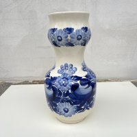 Ръчно рисувана полска ваза. №2309, снимка 1 - Антикварни и старинни предмети - 36699681