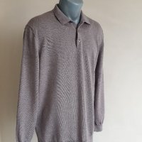 Hugo Boss Bono Polo Virgin Wool Finest Italian Yarn  Mens Size 2XL НОВО! ОРИГИНАЛ! Мъжки Тънък Пулов, снимка 15 - Пуловери - 39241981