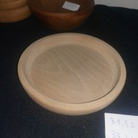 дълбока дървена чинийка №2, снимка 2 - Чинии - 40840508