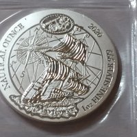 1 oz Сребро Кораба Мейфлауер Руанда - 2020, снимка 3 - Нумизматика и бонистика - 30437872