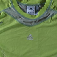  Adidas Men Techfit Preparation Funktionsshirt Slime - страхотна мъжка тениска, снимка 3 - Тениски - 34198884