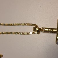 Дамски синджир с кръст., снимка 2 - Колиета, медальони, синджири - 31511645