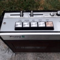 Ретро радио касетофон Poppy CR 202, снимка 6 - Радиокасетофони, транзистори - 34288748