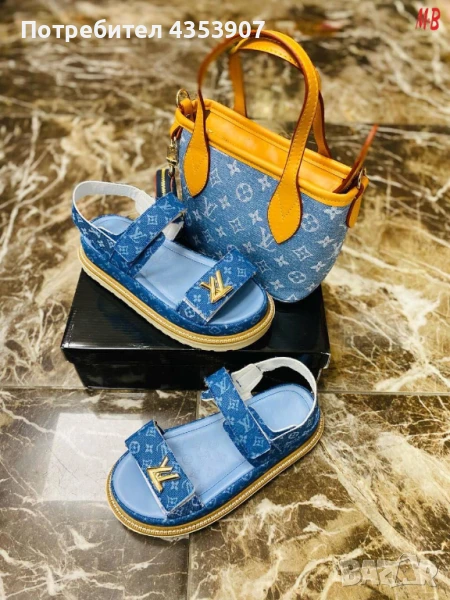 LOUIS VUITTON дамски сандали, снимка 1