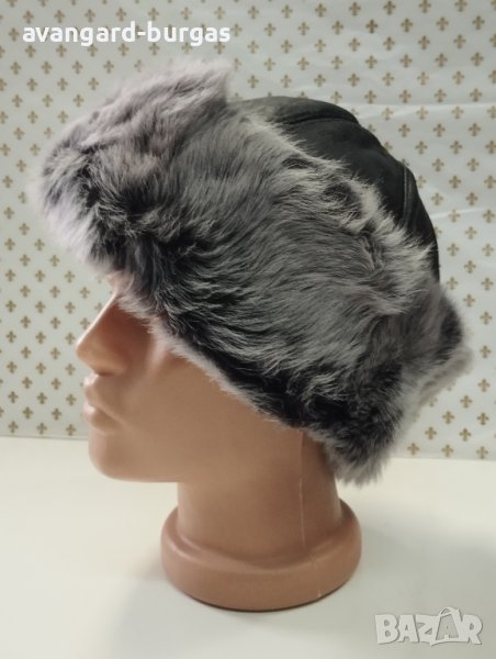 Дамска кожена шапка - 1 avangard-burgas, снимка 1