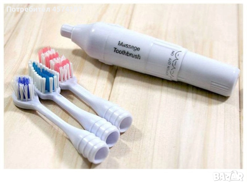 Електрическа четка за зъби - 3 накрайника TV198, снимка 1