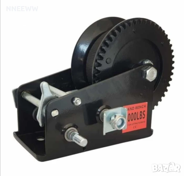 ръчна Лебедка с текстилно въже 3000LBS 1350кг, снимка 1
