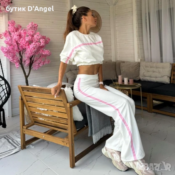 Сет от две части БЯЛО И РОЗОВО, снимка 1