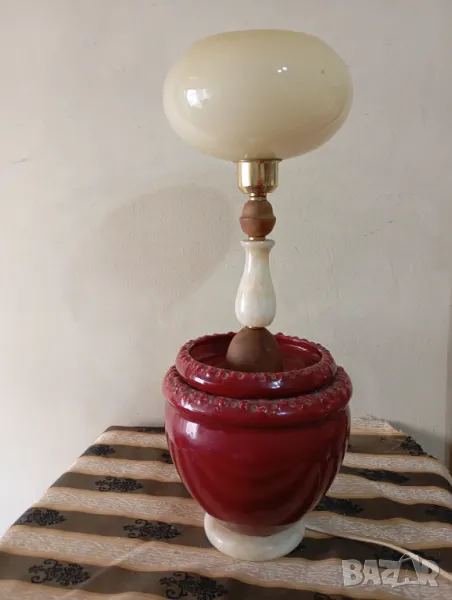 Стара настолна лампа, снимка 1
