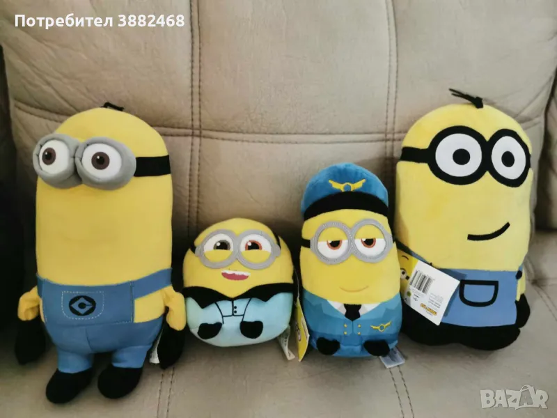 нови и употрябевани плюшени играчки миньони от Германия оригинални, снимка 1