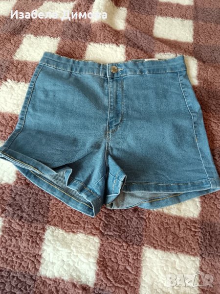 Сини дънкови къси панталонки , снимка 1