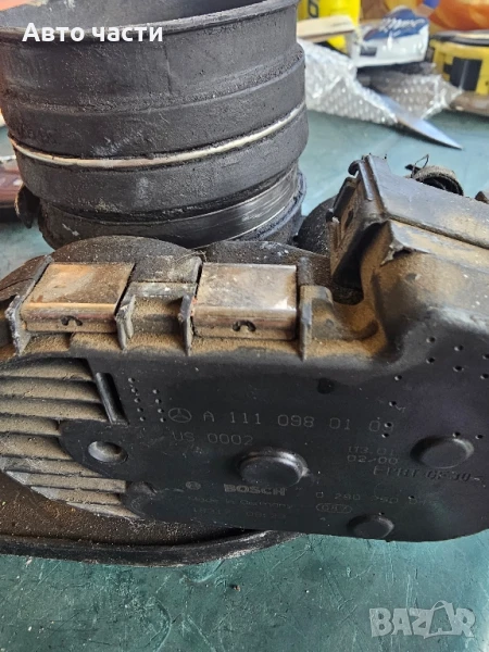 ДРОСЕЛОВА КЛАПА ЗА MERCEDES C-KLASS W203 A1110980109, снимка 1