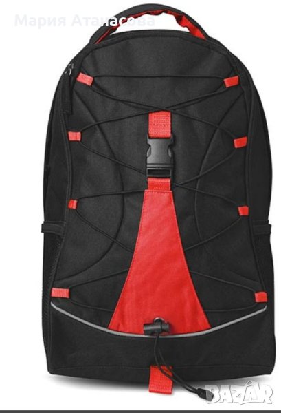 Спортна раница с два мрежести джоба, снимка 1