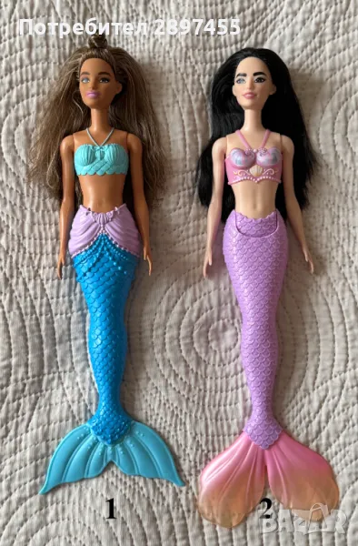 Mattel: кукли Barbie Mermaid (Барби русалки), снимка 1