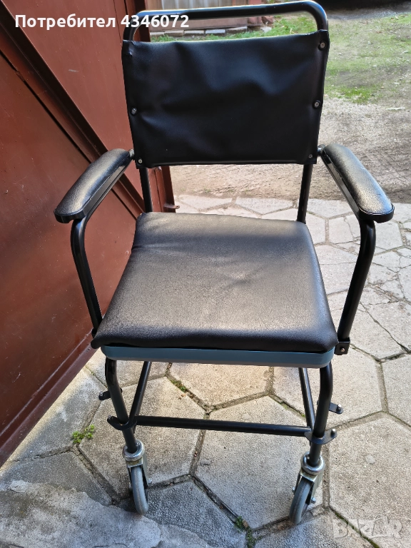  Тоалетен стол за хора с ограничена подвижност, снимка 1