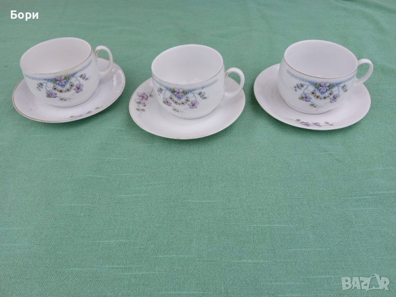 Немски порцелан чаши за чай, снимка 1