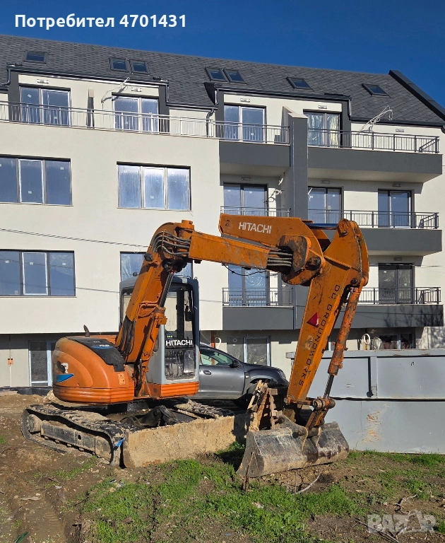 Услуги с багер HITACHI, снимка 1