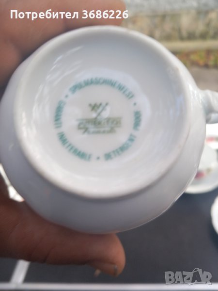 порцеланов комплект за кафе и чаи, снимка 1