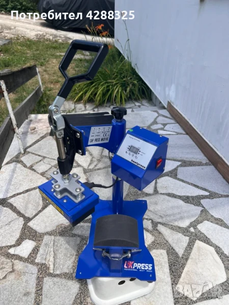 НОВА! UKPress Преса за термотрансфер на шапки, снимка 1