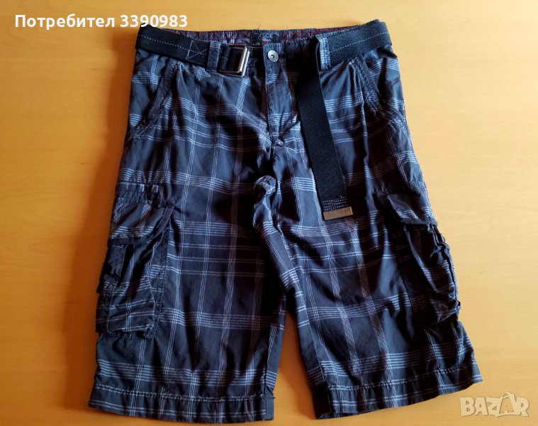 Къси карго панталони XSIDE за момче със стабилен текстилен колан, снимка 1