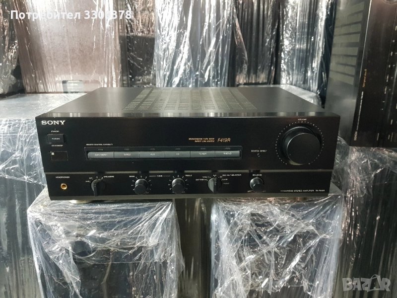 усилвател sony f 419r, снимка 1