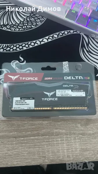 Ram tforce delta 16GB ddr4 3000mhz, снимка 1