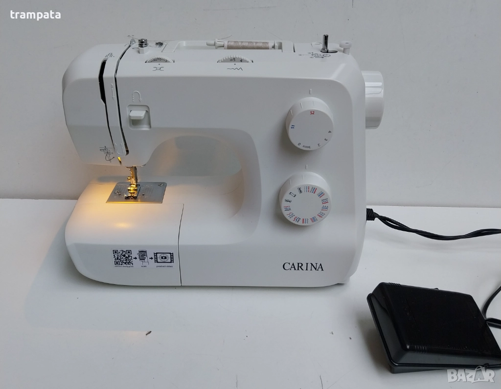НАЙ ДОБРАТА ОФЕРТА Шевна машина CARINA + Транспортен куфар/чанта , снимка 1