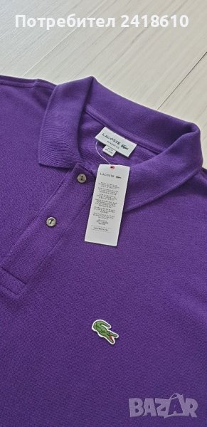 Lacoste Classic Fit Pique Cotton Regular Fit Mens Size 11  НОВО! ОРИГИНАЛ! Мъжка Тениска!, снимка 1