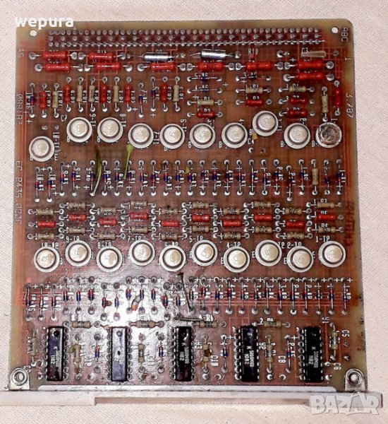 ПЛАТКА ПЛАТКИ С РУСКИ ГЕРМАНИЕВИ ТРАНЗИСТОРИ 1Т313А ГТ313 , снимка 1
