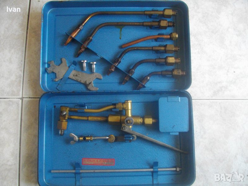 Заваръчна Горелка-Резак-Англия-Комплект 19 Части-Горелка/Контактни Дюзи/Дръжка/Куфар-Профи, снимка 1