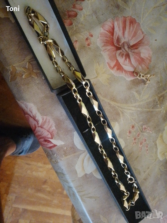 Златен синджир 14к проба 585 20 гр бартер за кола мотор кола за части не е турско злато заменям, снимка 1