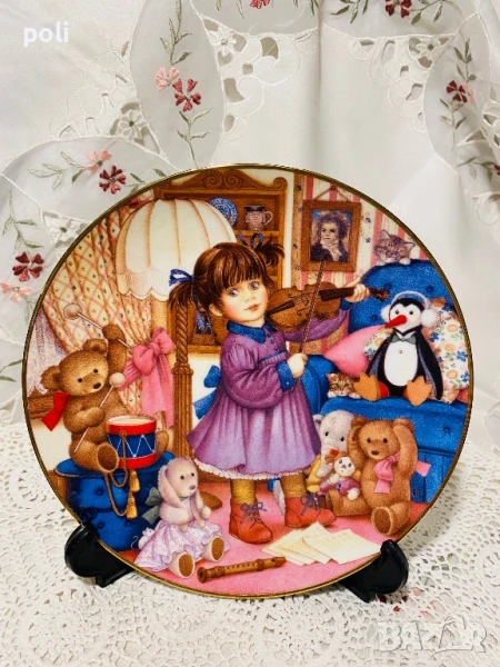 порцеланова чиния за стена , снимка 1