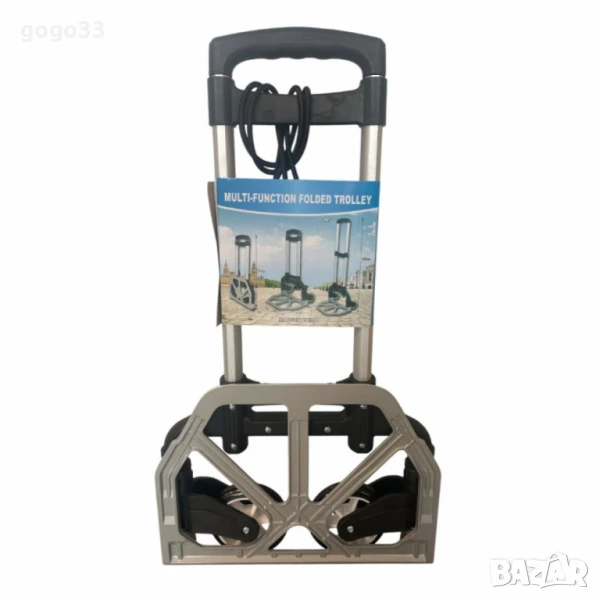 Многофункционална сгъваема количка – Вашият верен помощник при пазаруване и пренасяне, снимка 1