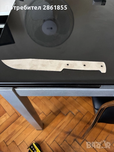 Заготовка за нож (неръждаема стомана 2мм), снимка 1