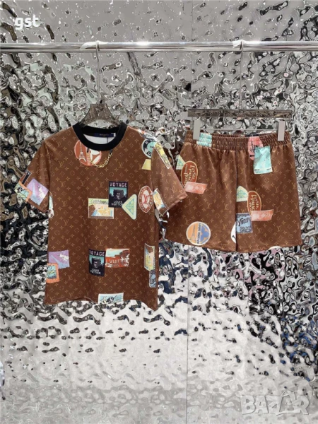 Уникален Дамски Сет LV Louis Vuitton 2025 дизайнерски топ, снимка 1