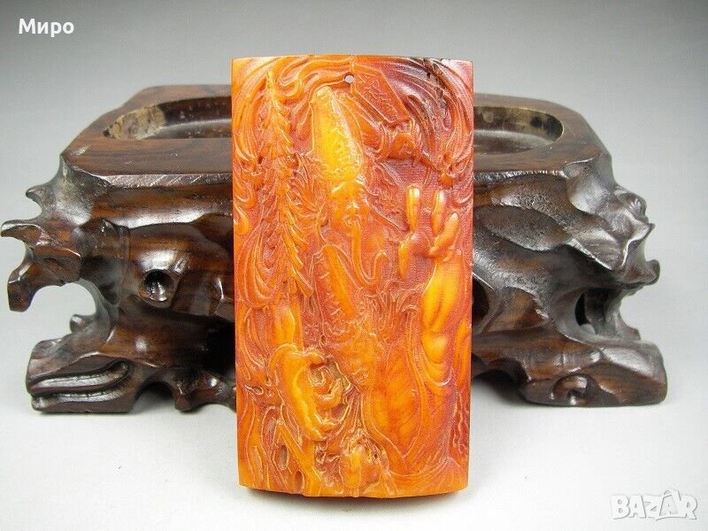 ТИБЕТ НЕПАЛ МЕДАЛЬОН С ИЗОБРАЖЕНИЕ НA ДЕМОН ДЯВОЛ САТАНА БЕЗ АНАЛОГ В БЪЛГАРИЯ, снимка 1