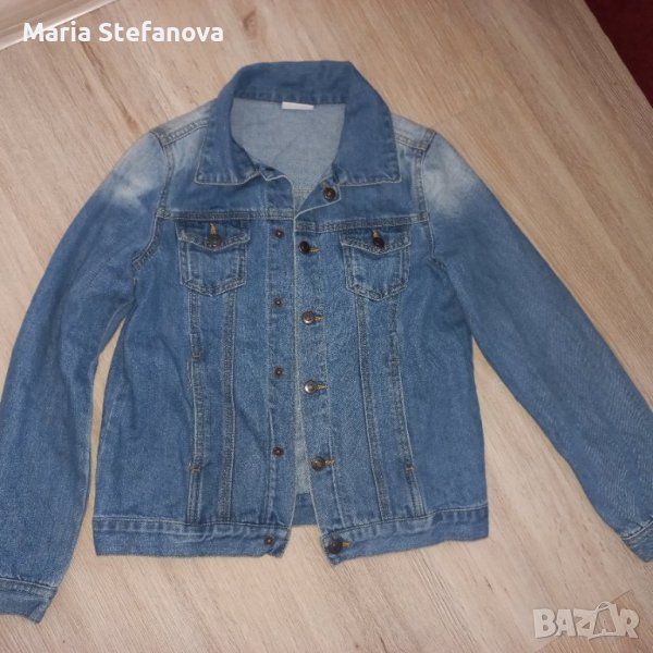 Детско дънково пролетно яке 140, снимка 1